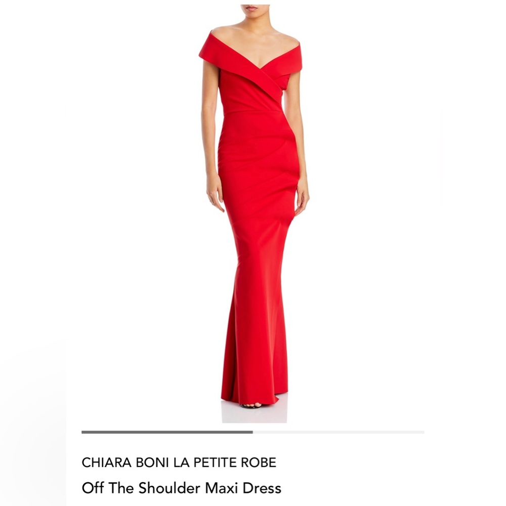 Chiara Boni Off the Shoulder Dress - Size 2